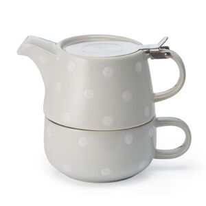 Tea for One Set Saara Light Grey  