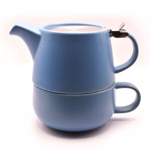 Tea for One set SAARA blue 