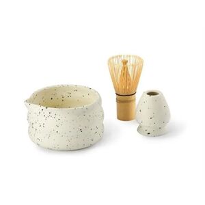 Matcha szett Miaka - 3 r&eacute;szes matcha k&eacute;szlet chawan t&aacute;lal