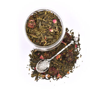 Sencha Erdei Bogyók / Füge ízesített zöld tea 100g 