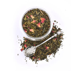 Sencha Sakura /Japán cseresznye ízesített zöld tea 100g
